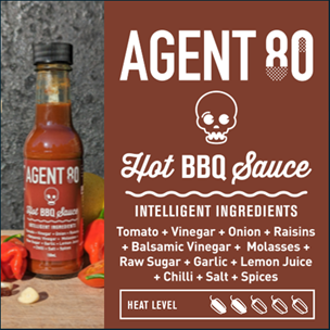 Agent 80 Hot BBQ Sauce